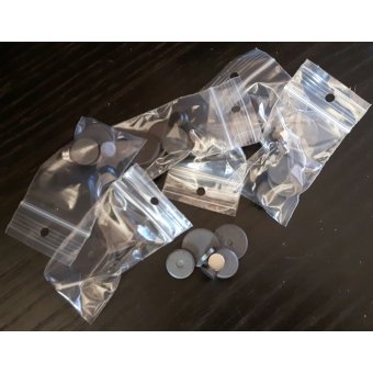 magneetjes div maten 12 stuks