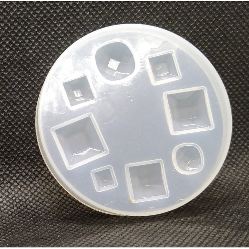 mal rond div kleine steentjes facet