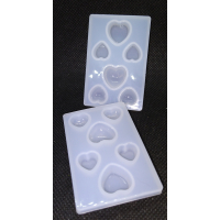 mal setje hartjes hanger en oorbellen