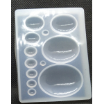 mal cabochon ovaal glad