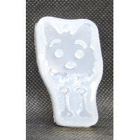 mal hanger hondenkopje met losse pootjes