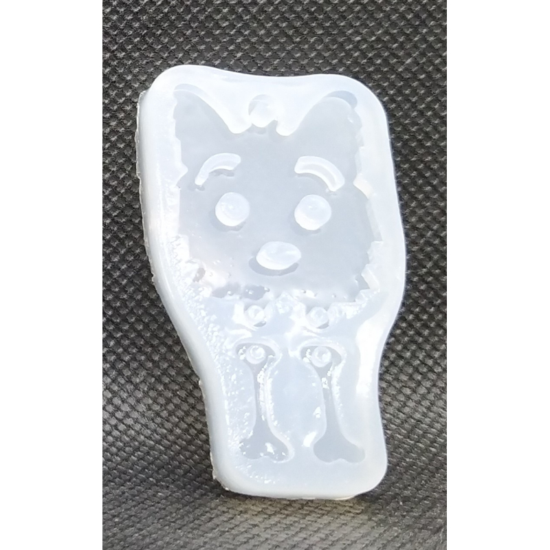 mal hanger hondenkopje met losse pootjes