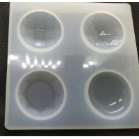 mal cabochon rond verschillend facet