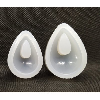 mal druppel met platte kant klein