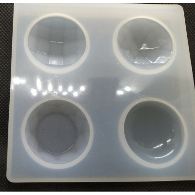 mal cabochon rond verschillend facet