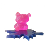 memory standaard beertje op blad