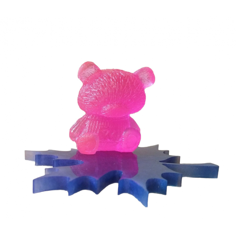 memory standaard beertje op blad