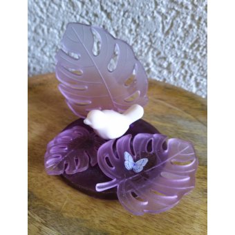 memory standaard 3 monstera bladeren