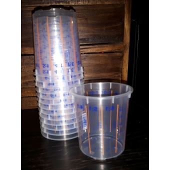 mengbeker 400 ml.
