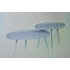 workshop tafel met epoxy excl. tafel deze moet los besteld worden